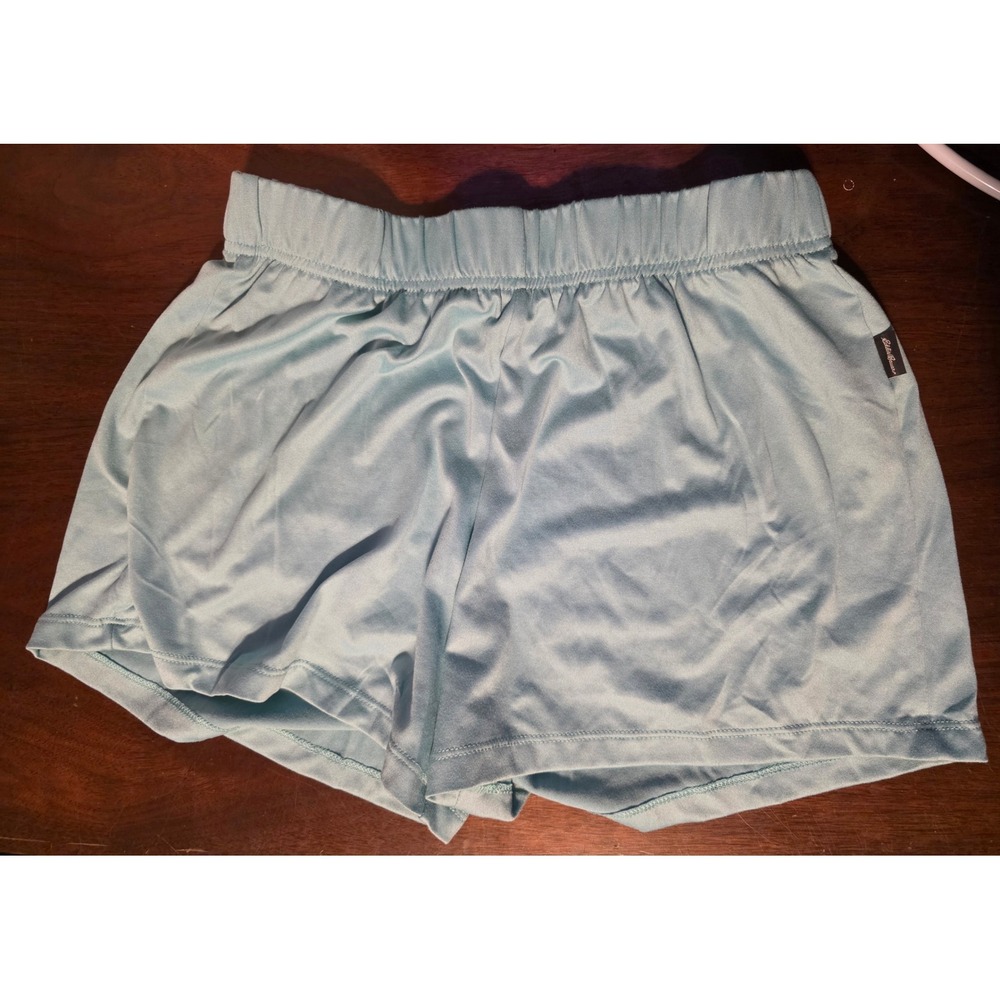 Eddie Bauer Womens Sleepwear Pajama Shorts Aqua XS Elastic Waist